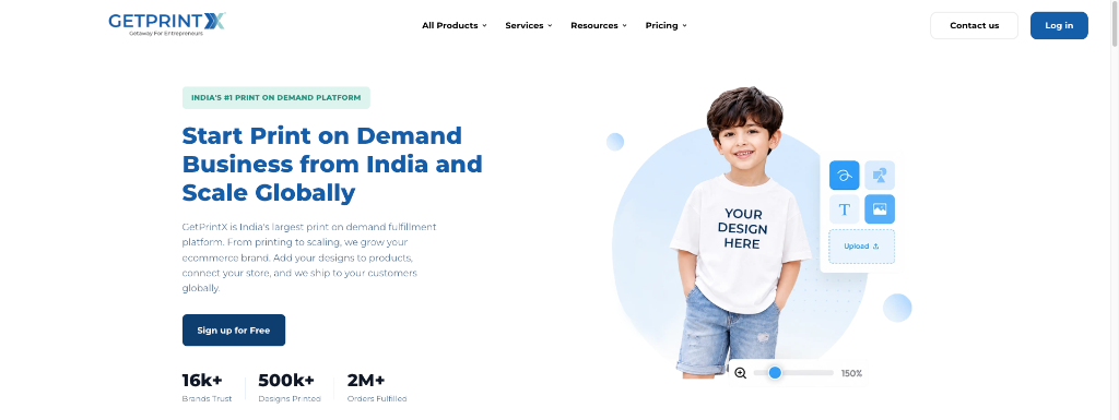 GetPrintX Print on Demand Platform