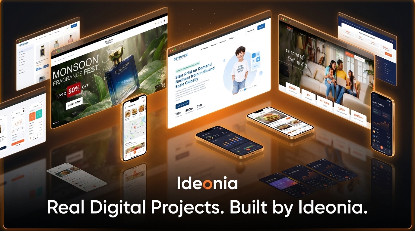 Ideonia Real Projects Portfolio Showcase