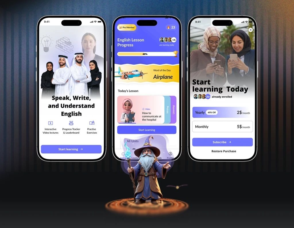 Wonder English Language Learning App